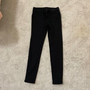 AE high rise super stretch skinny pants black size 2